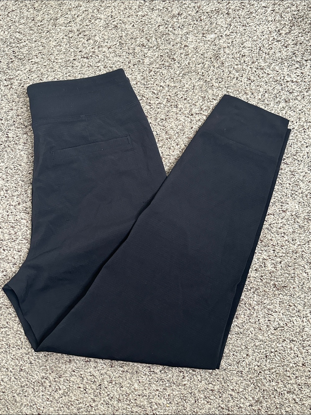 Athleta Black Active jogger Pants with Zip Pockets size 8 active wear. Casual - Picture 6 of 8
